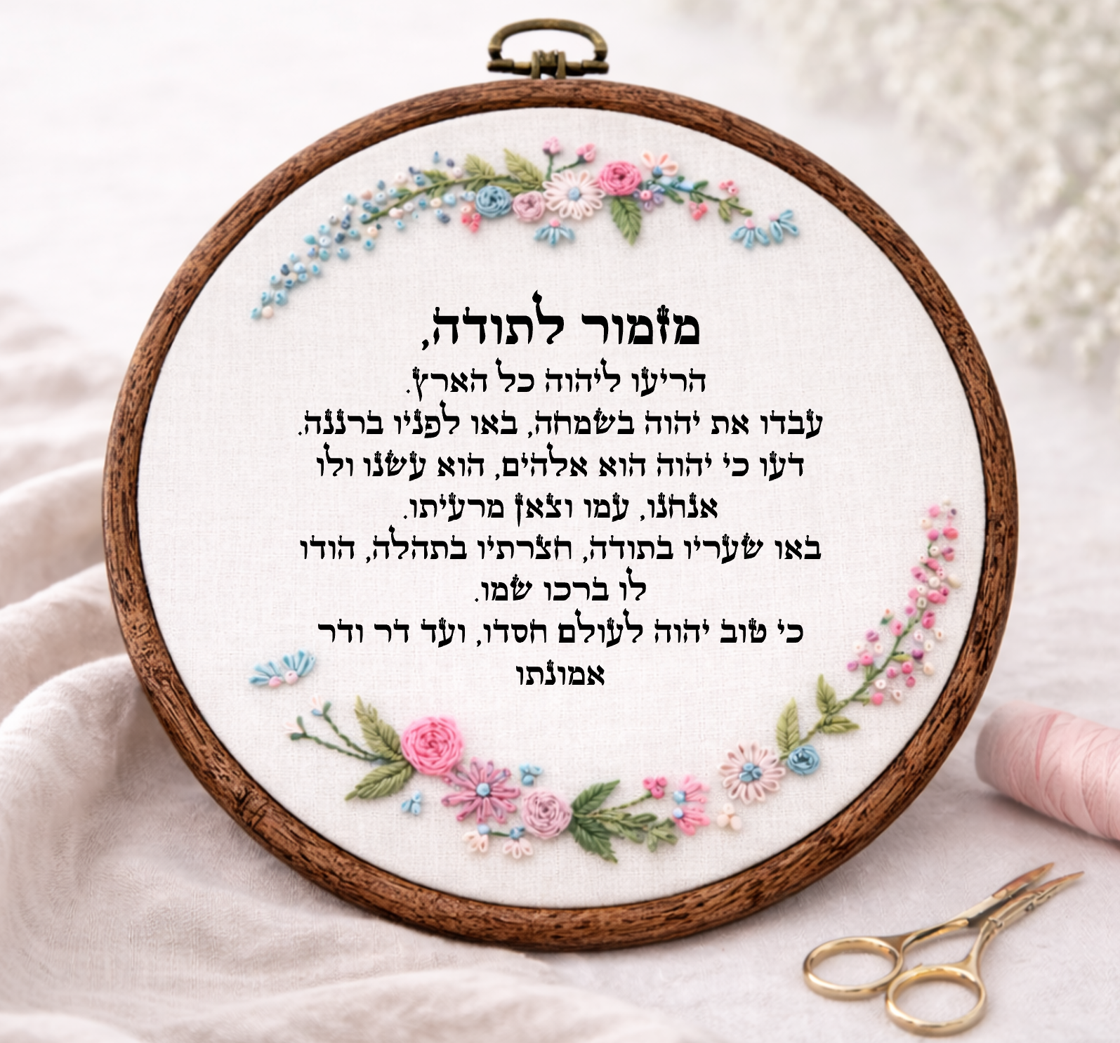מזמור לתודה דגם חנה